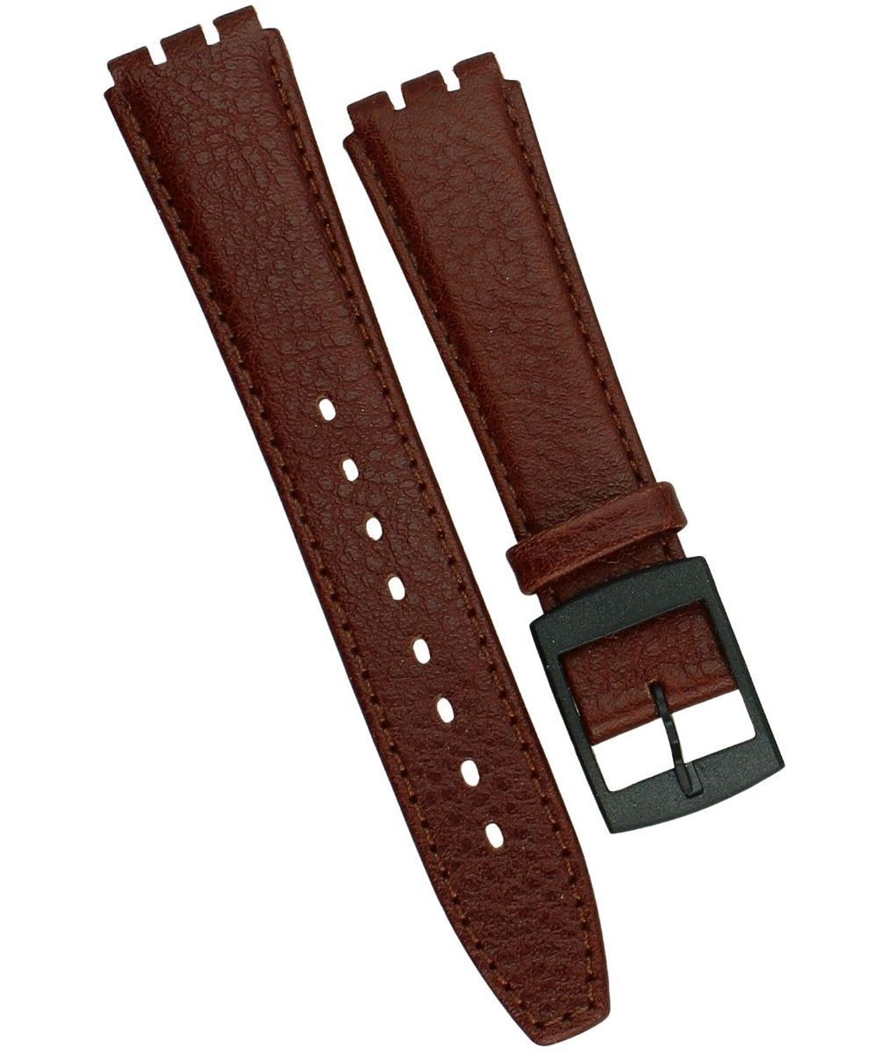 Brązowy pasek skórzany do zegarka 20 mm PRS-SWATCH-4SWISS-Skóra – tłoczona faktura, miękka skóra.jpg