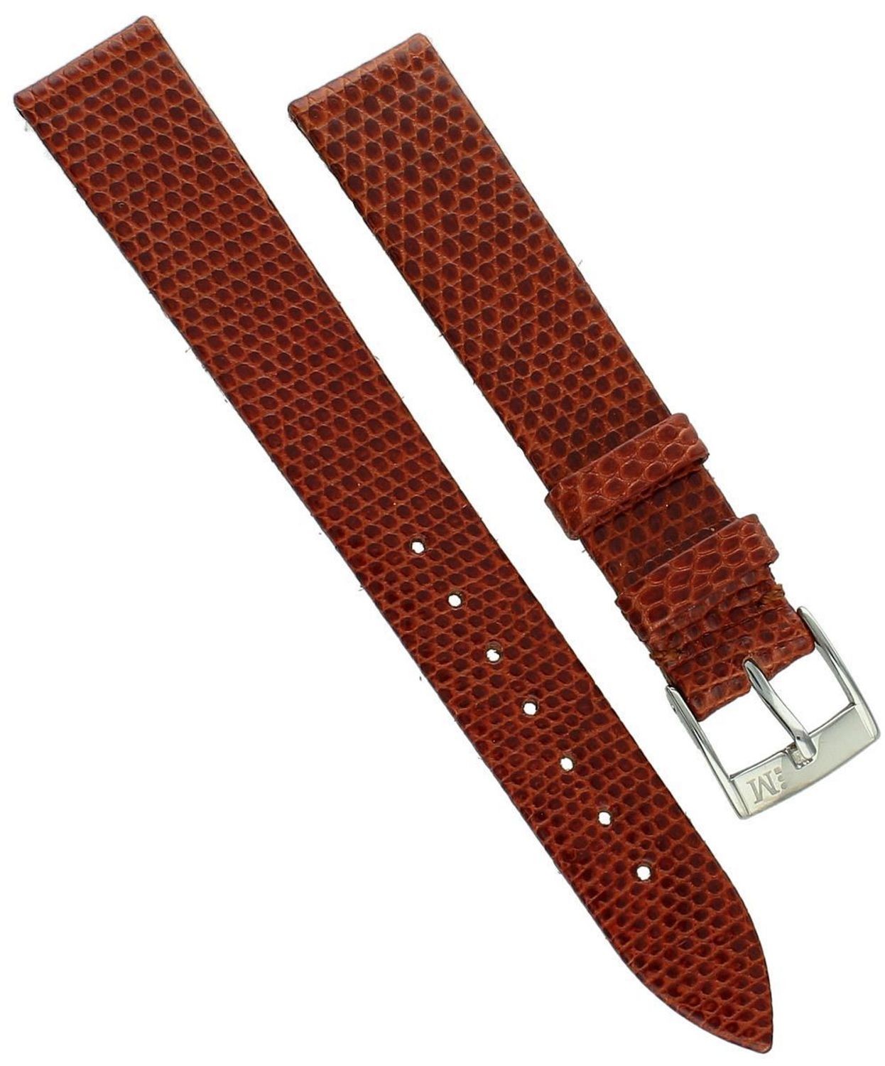 Brązowy pasek do zegarka 16 mm Morellato  Skóra z tłoczeniem jaszczurki.jpg