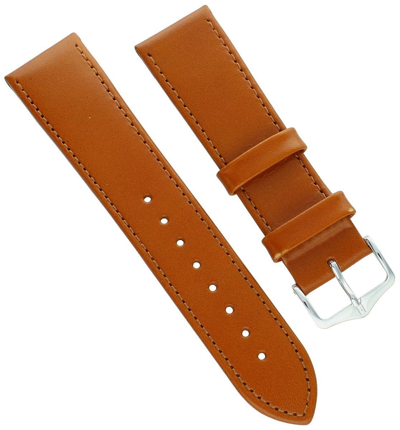 Brązowy skórzany pasek do zegarka 22 mm – HIRSCH Pasek23, elegancki styl i trwałość.jpg