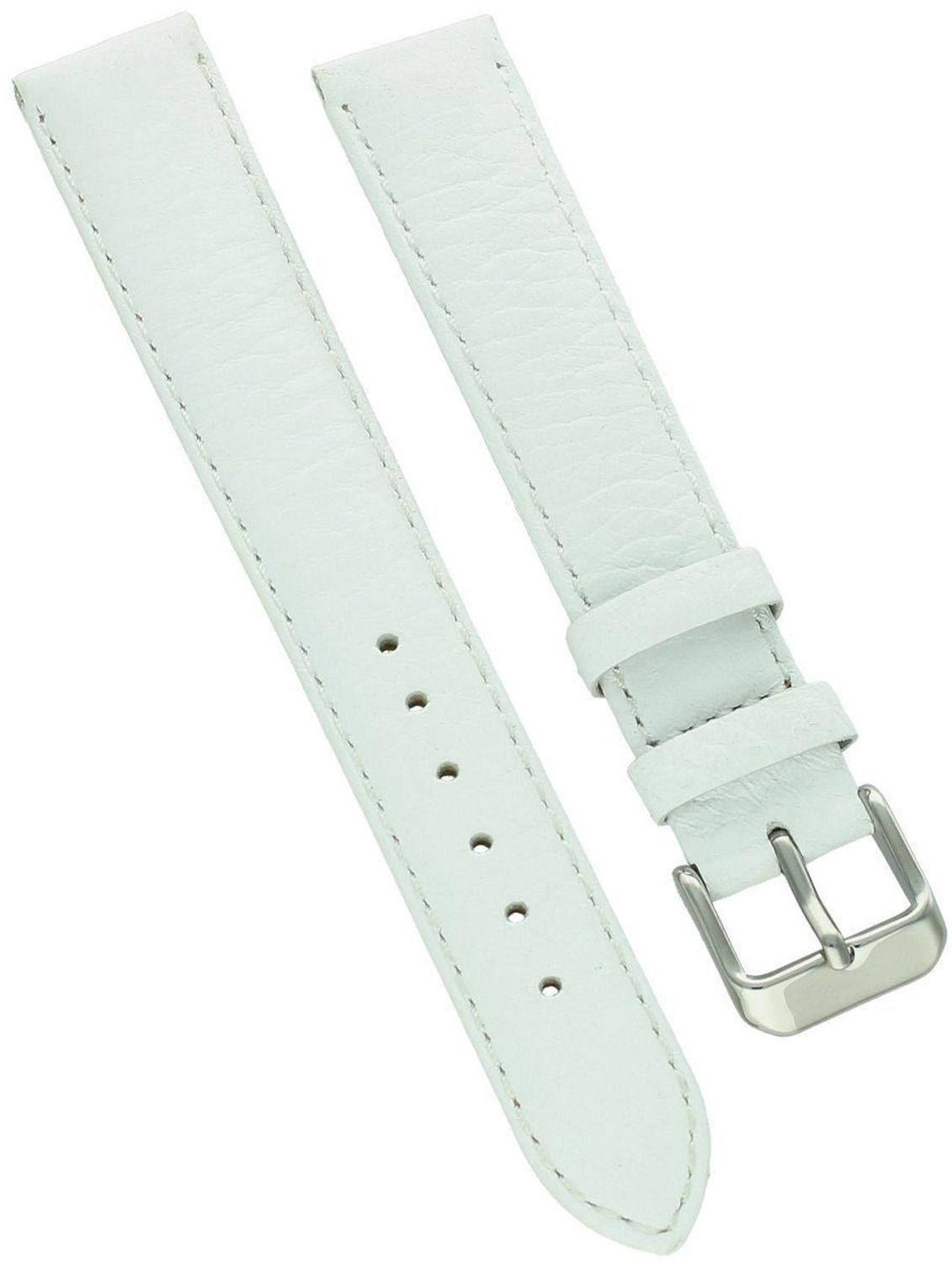 Pasek damski XL 18 mm biały skórzany z srebrną klamrą – naturalna skóra.jpg