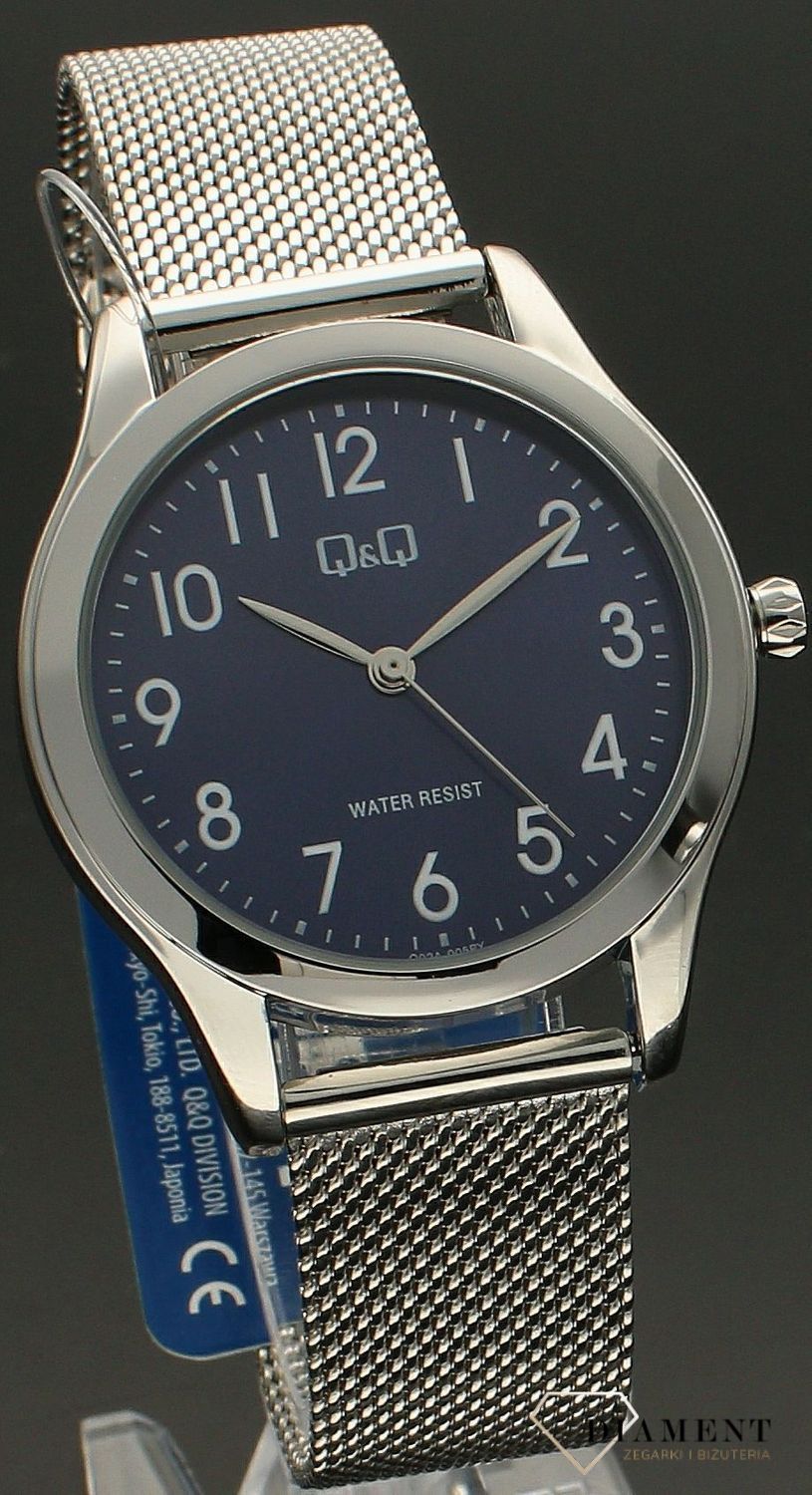 Zegarek damski Q&Q na bransolecie biżuteryjnej Q02A-005P. Zegarek damski na bransolecie. Damski zegarek QQ na srebrnej bransolecie. Damski zegarek na biżuteryjnej bransolecie na prezent..jpg