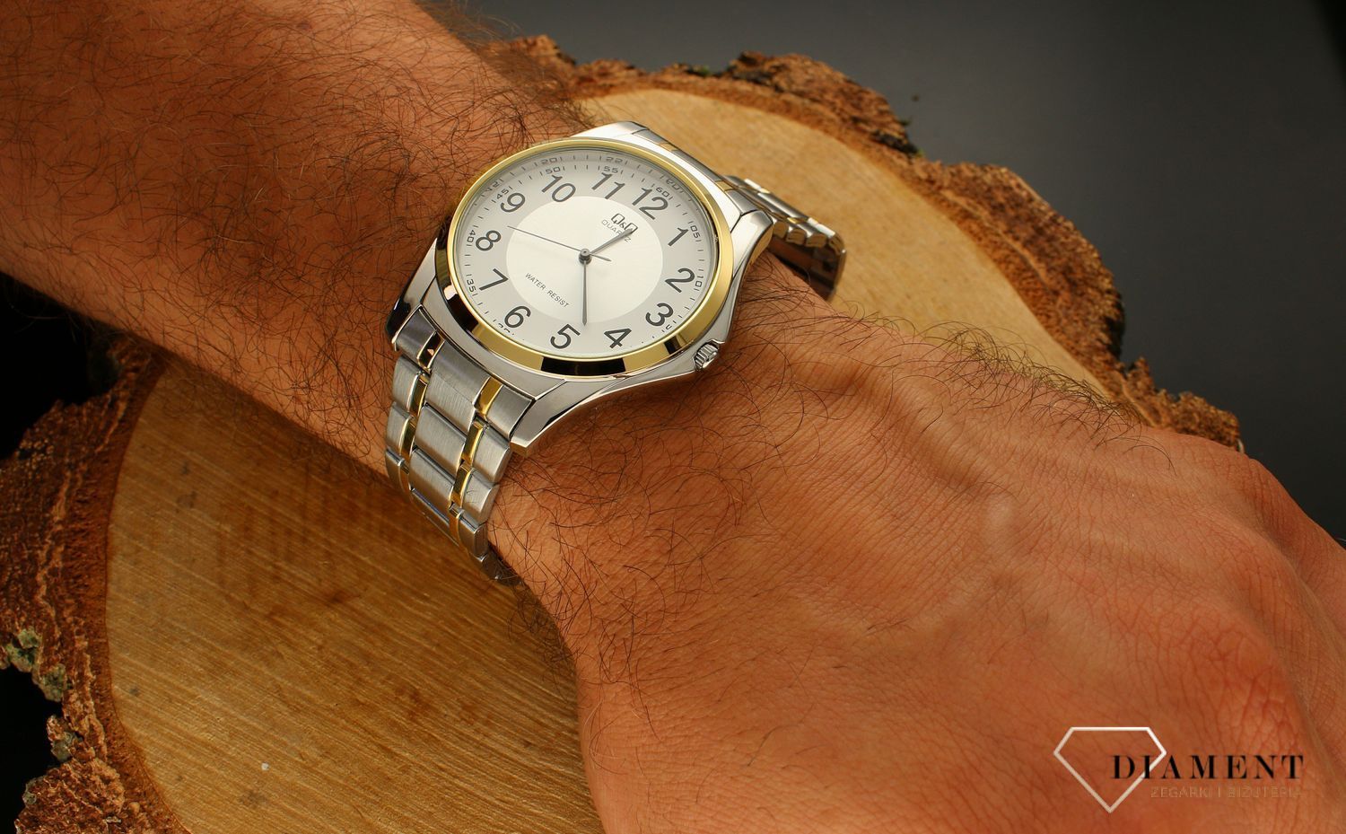 Zegarek męski QQ na bransolecie Q206-404.jpg