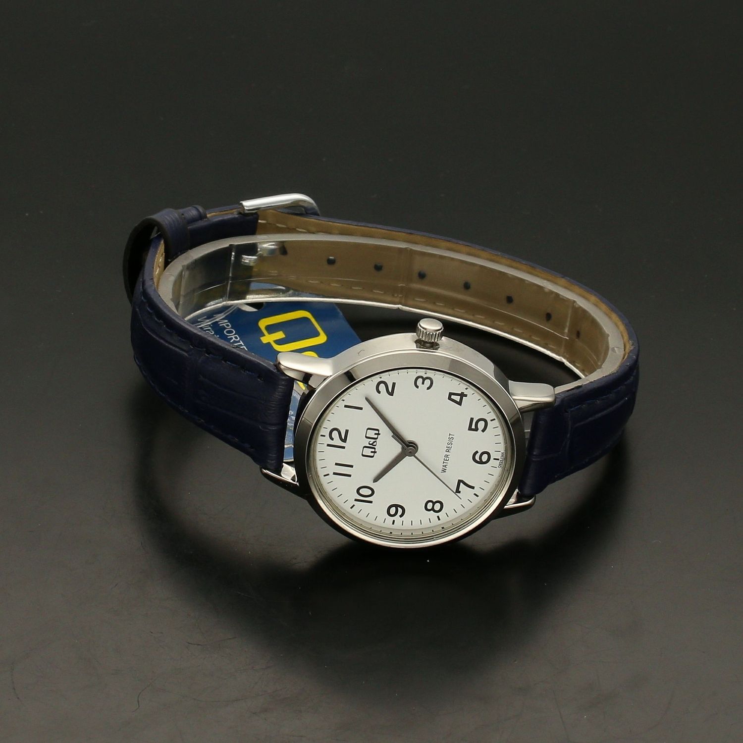 Zegarek damski na niebieskim pasku Q925-344 QQ (1).jpg