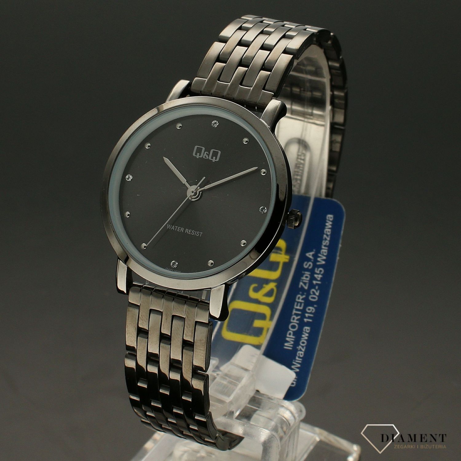 Zegarek męski QQ na bransoletce QA21-432⌚ Zegarki męskie z bransoletą.jpg