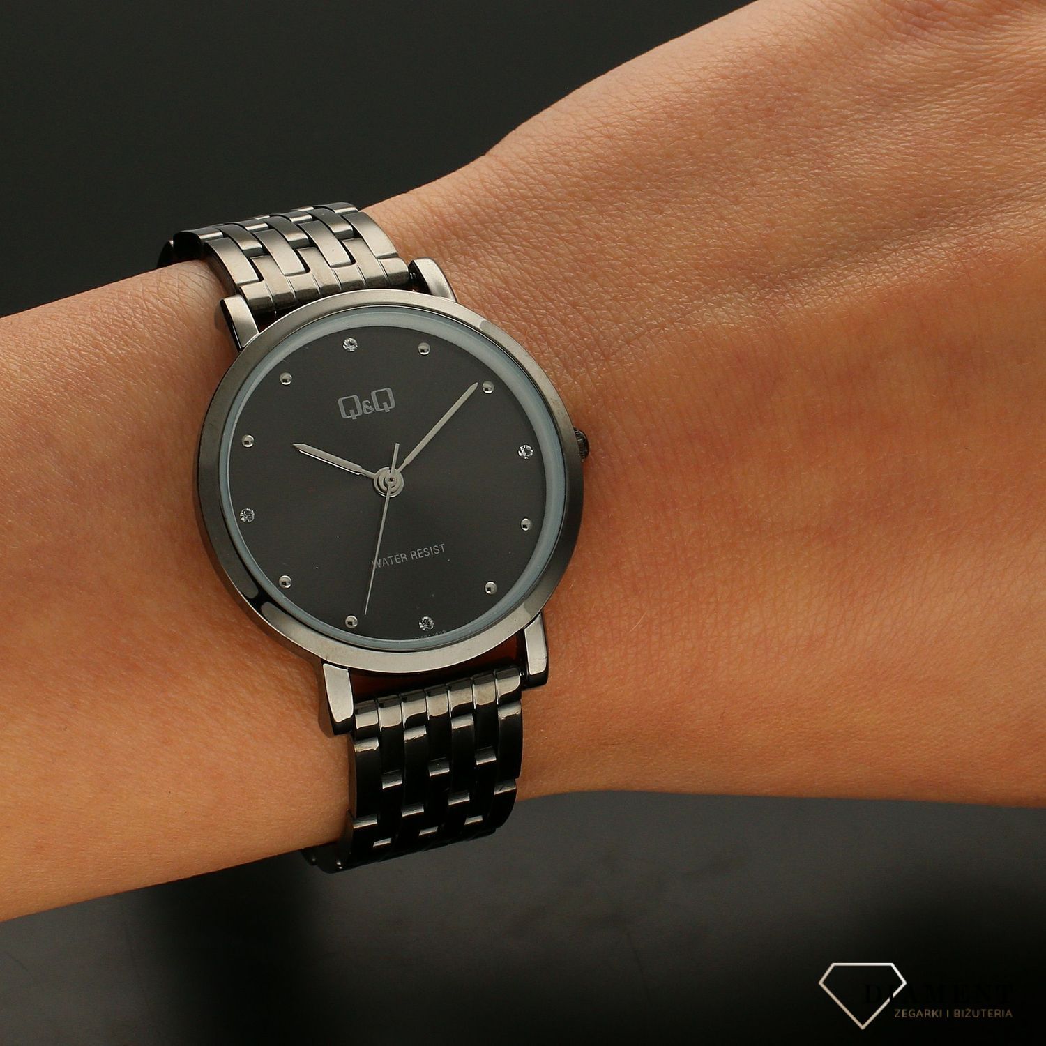 Zegarek męski QQ na bransoletce QA21-432⌚ Zegarki męskie z bransoletą.jpg