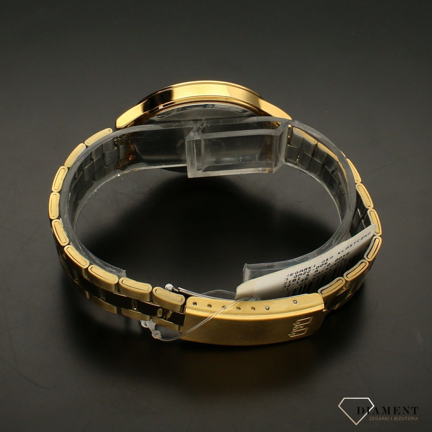 Zegarek męski QQ na bransolecie w złotym kolorze QA22-006.  Zegarki męskie na bransolecie✓ Wymarzony prezent ✓Prezent dla taty z grawerem✓ Prezent z grawerem✓ Autoryzowany sklep. ✓Grawer 0zł ✓Gratis Kurier 24h ✓Zwrot 30 dni2.jpg