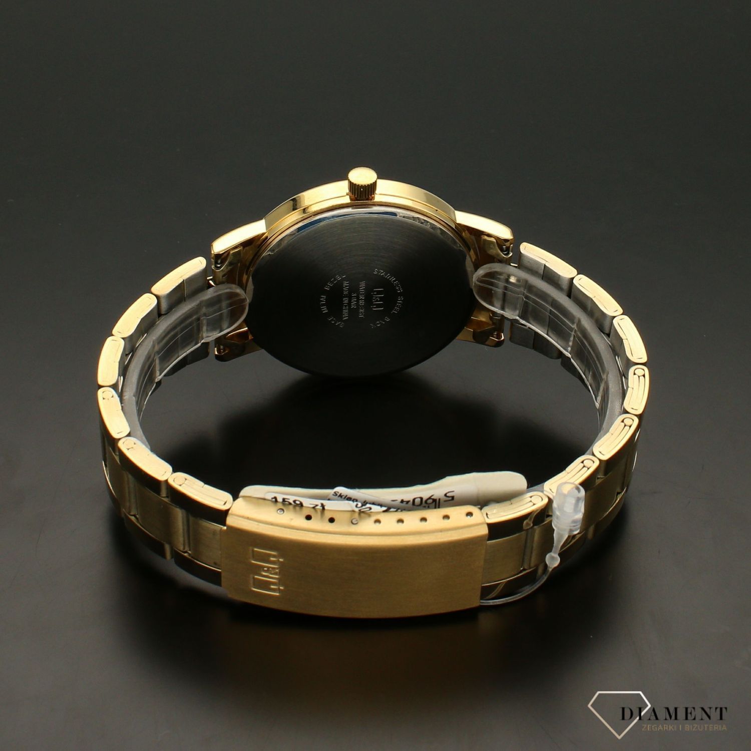 Zegarek męski QQ na złotej bransolecie QA38-004⌚ Zegarki męskie z bransoletą✓ Wymarzony prezent ✓Prezent dla taty z grawerem✓ Prezent z grawerem✓ Autoryzowany sklep ✓Grawer 0zł ✓Gratis Kurier 24h ✓Zwrot 30 dni ✓Gwar.jpg