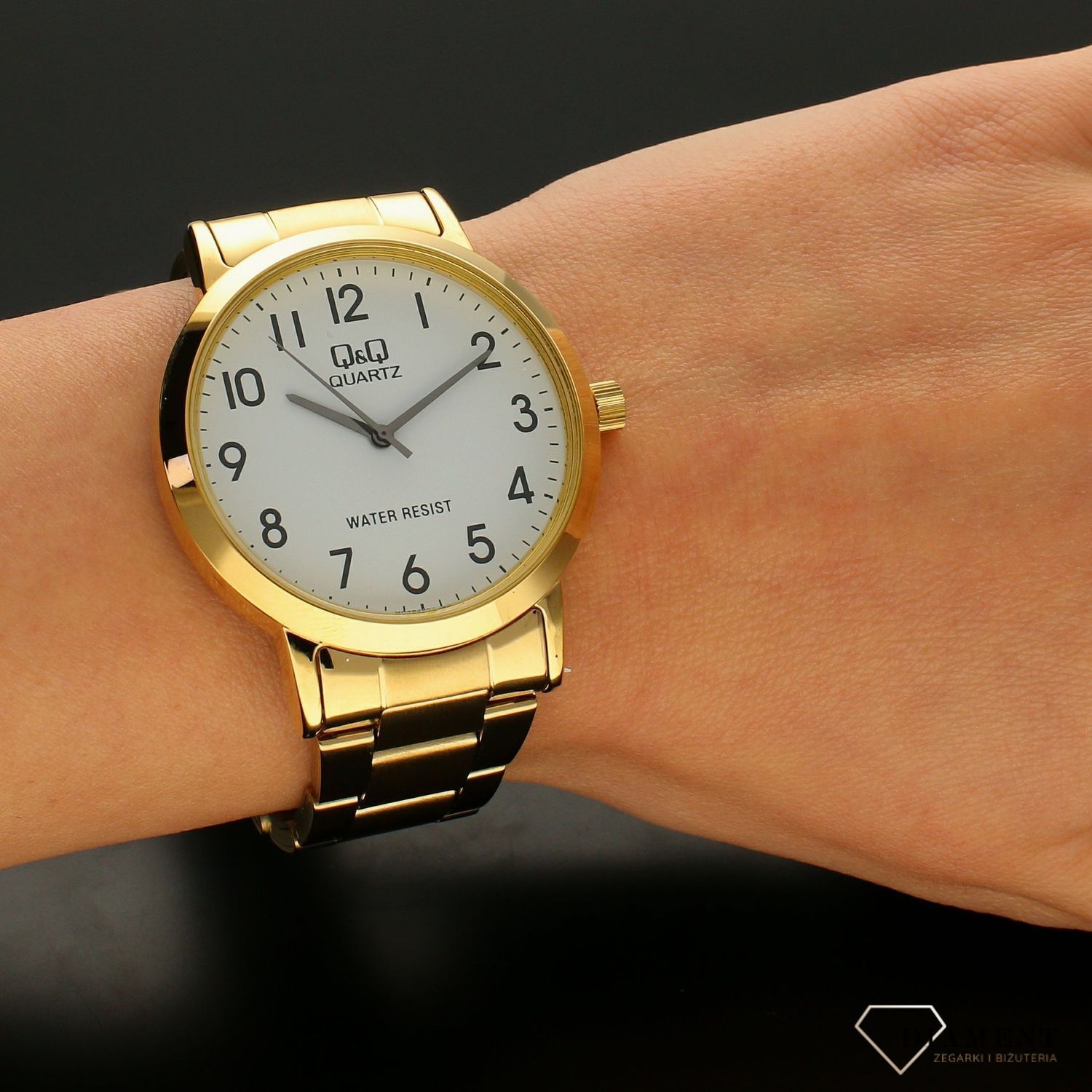 Zegarek męski QQ na złotej bransolecie QA38-004⌚ Zegarki męskie z bransoletą✓ Wymarzony prezent ✓Prezent dla taty z grawerem✓ Prezent z grawerem✓ Autoryzowany sklep ✓Grawer 0zł ✓Gratis Kurier 24h ✓Zwrot 30 dni ✓Gwar.jpg