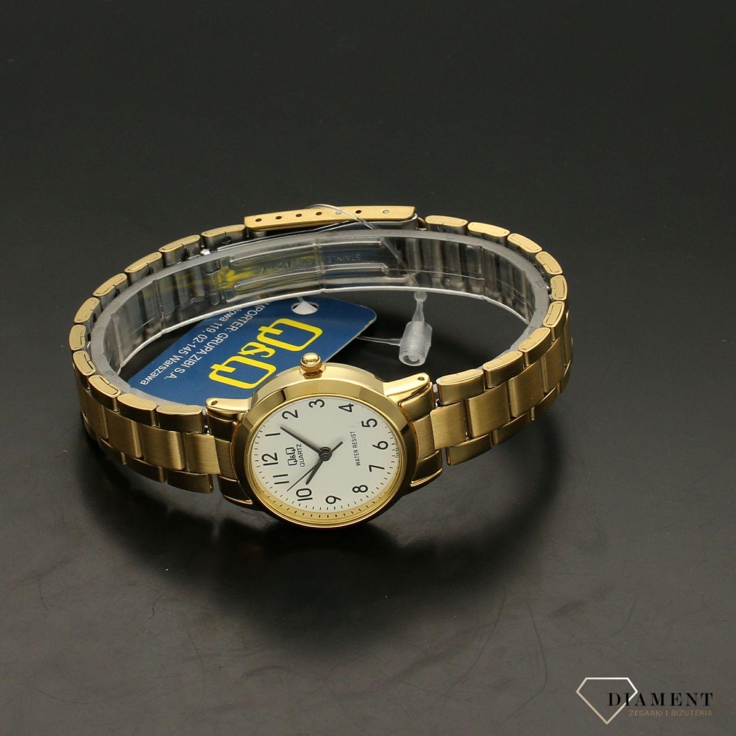 Zegarek damski na złotej bransolecie QA39-004 ' Złota klasyka '  QA39-004.jpg
