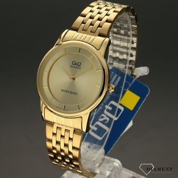 Zegarek damski złoty na bransolecie QA57-010 ⌚ Zegarki damskie na bransolecie (2).jpg