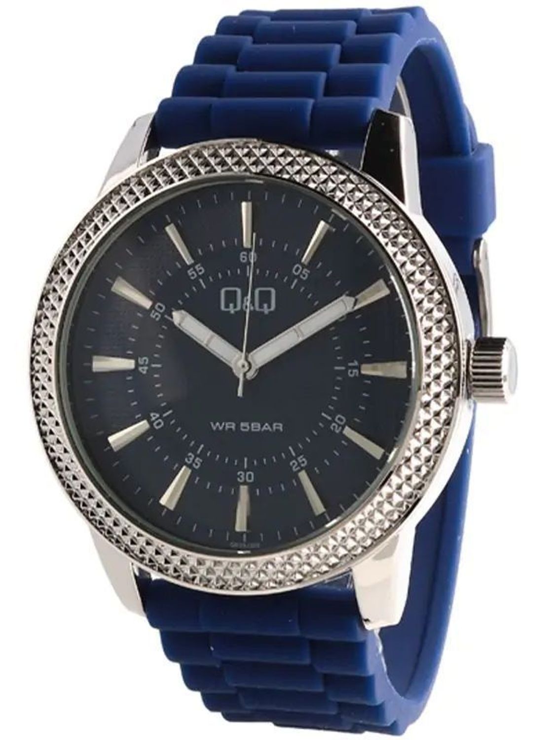 Zegarek męski sportowy QQ na granatowym pasku QB20-302.jpg