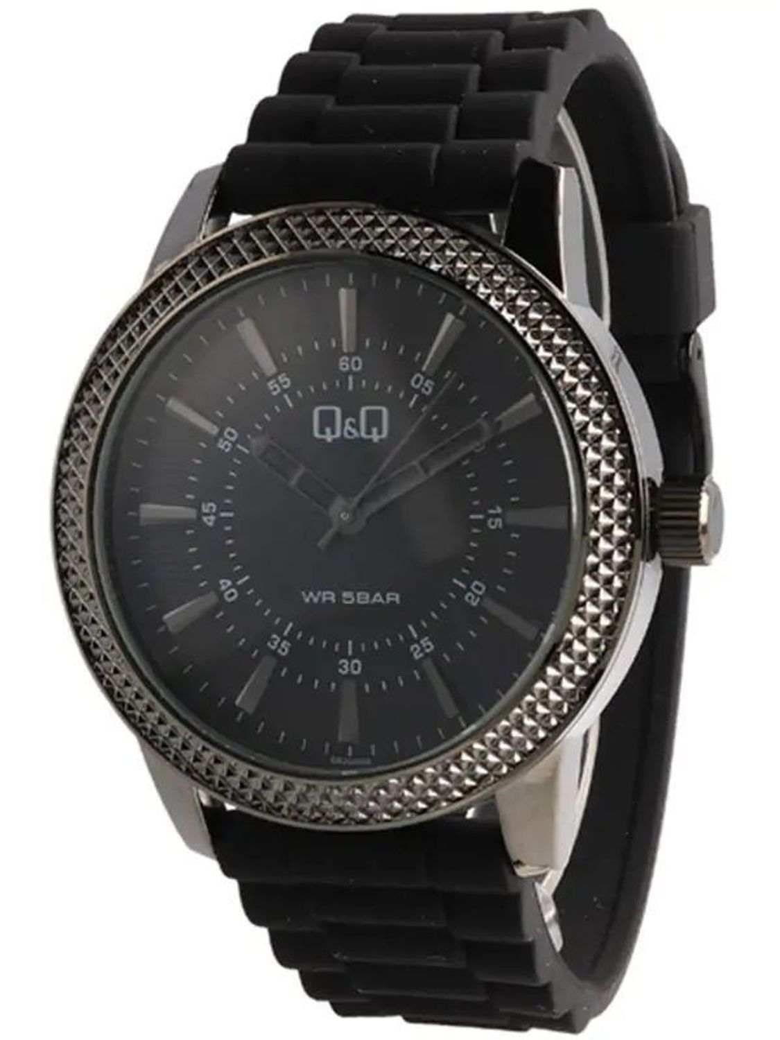 Zegarek męski czarny pasek QQ QB20-502.jpg