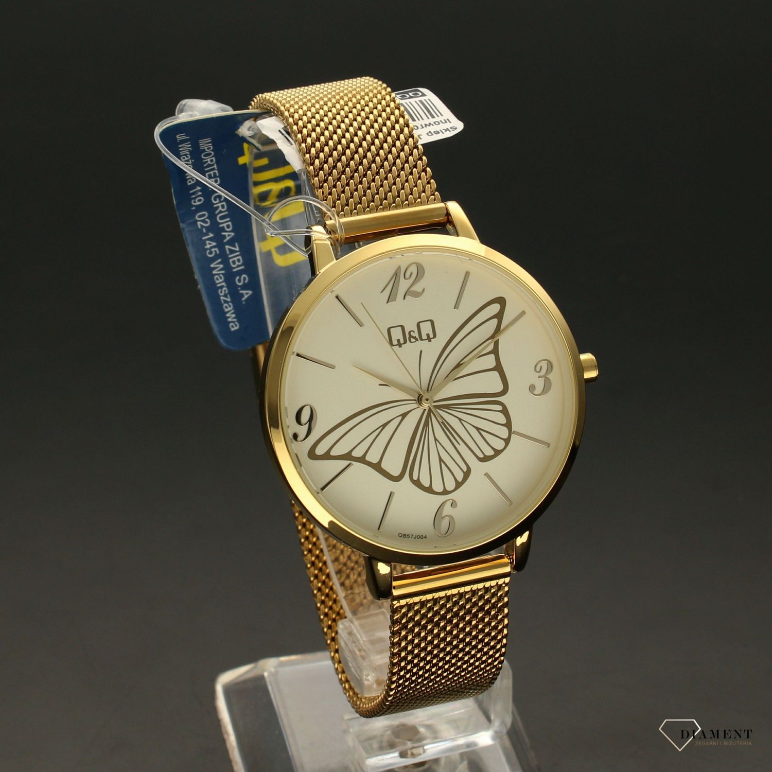 Zegarek damski Q&Q FASHION 'motyl ' QB57-004.jpg