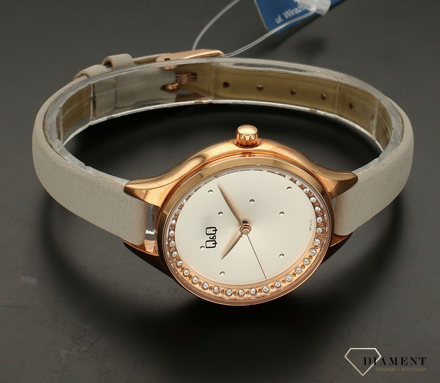 Zegarek damski na szarym pasku QQ QB73-101 (2).jpg