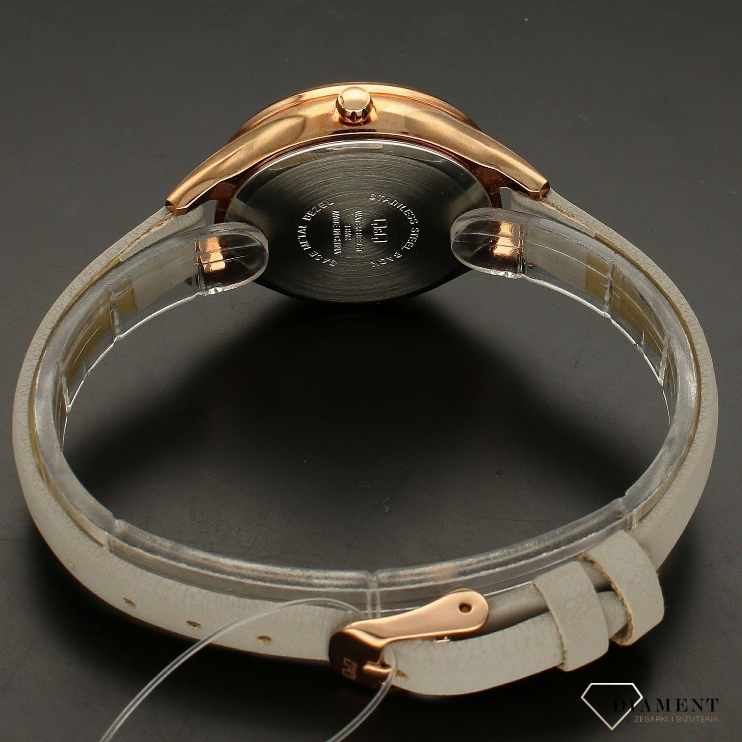 Zegarek damski na szarym pasku QQ QB73-101 (2).jpg