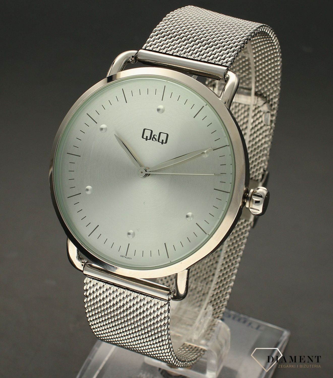 Zegarek damski Q&Q na bransolecie QB74-201 z cyrkoniami (2).jpg