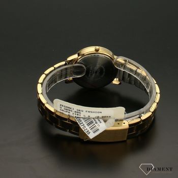 Zegarek damski złoty na bransolecie 'Złoty brokat' QB99-006 ⌚ Zegarki damskie na bransolecie✓ (4).jpg