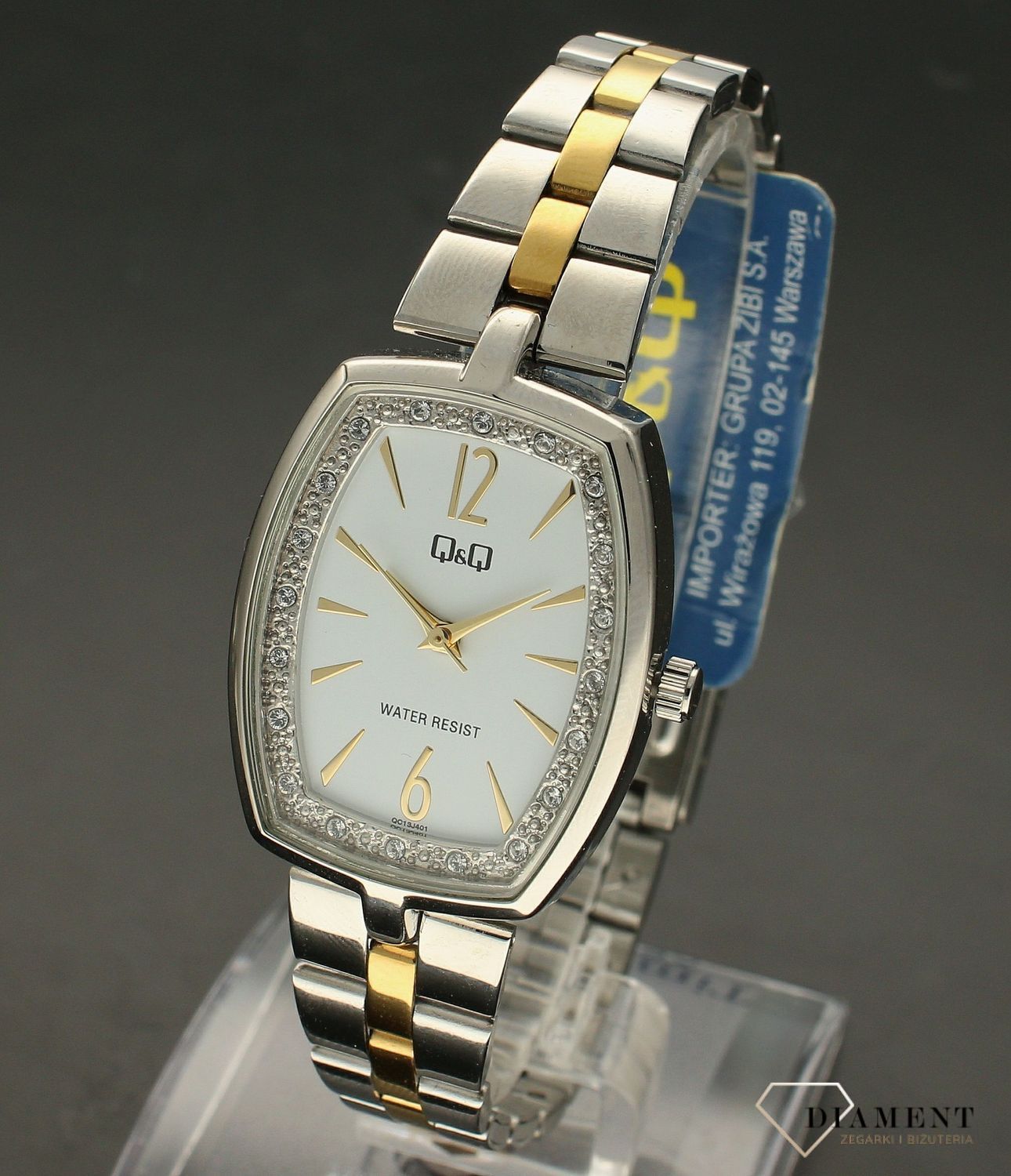 Zegarek damski na bransolecie srebrno-złotej QQ QC13-401 (2).jpg