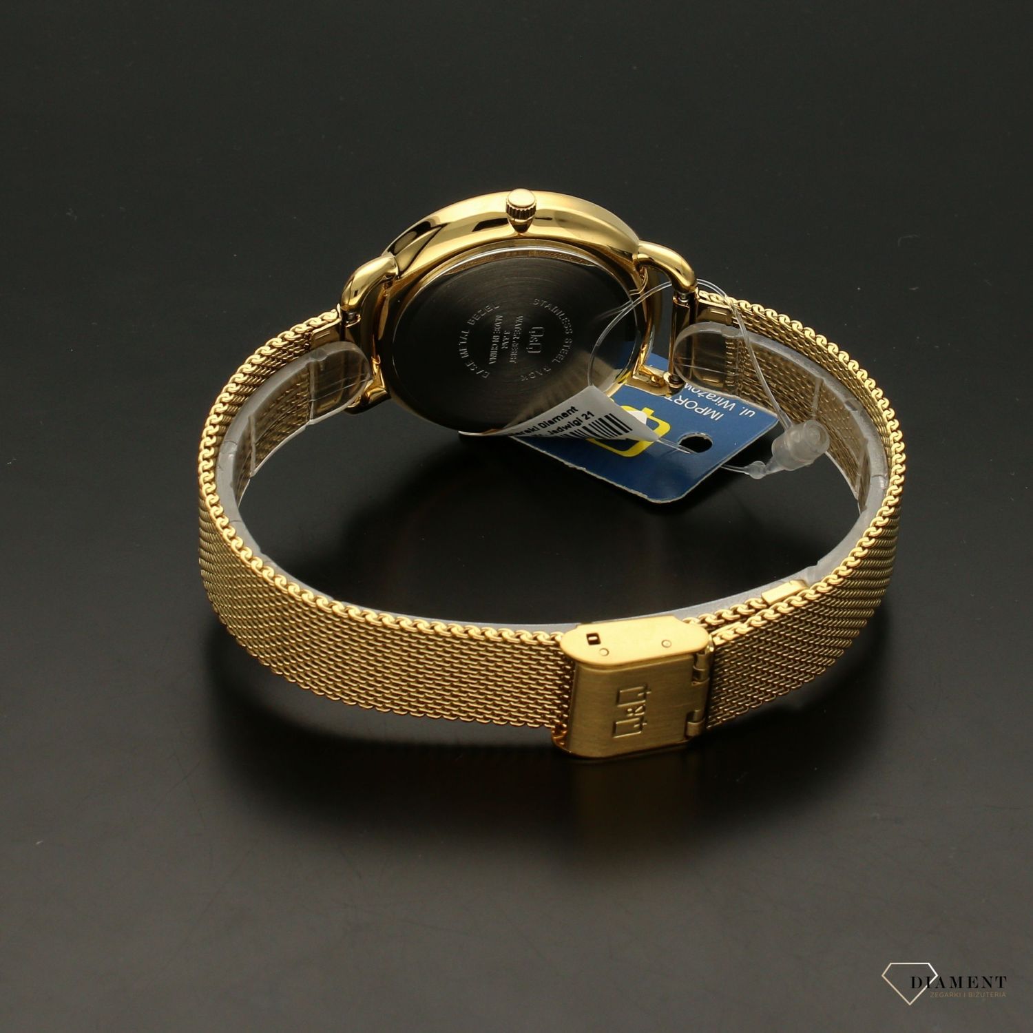 Zegarek damski Q&Q wzorzysta tarcza QC27-001.jpg