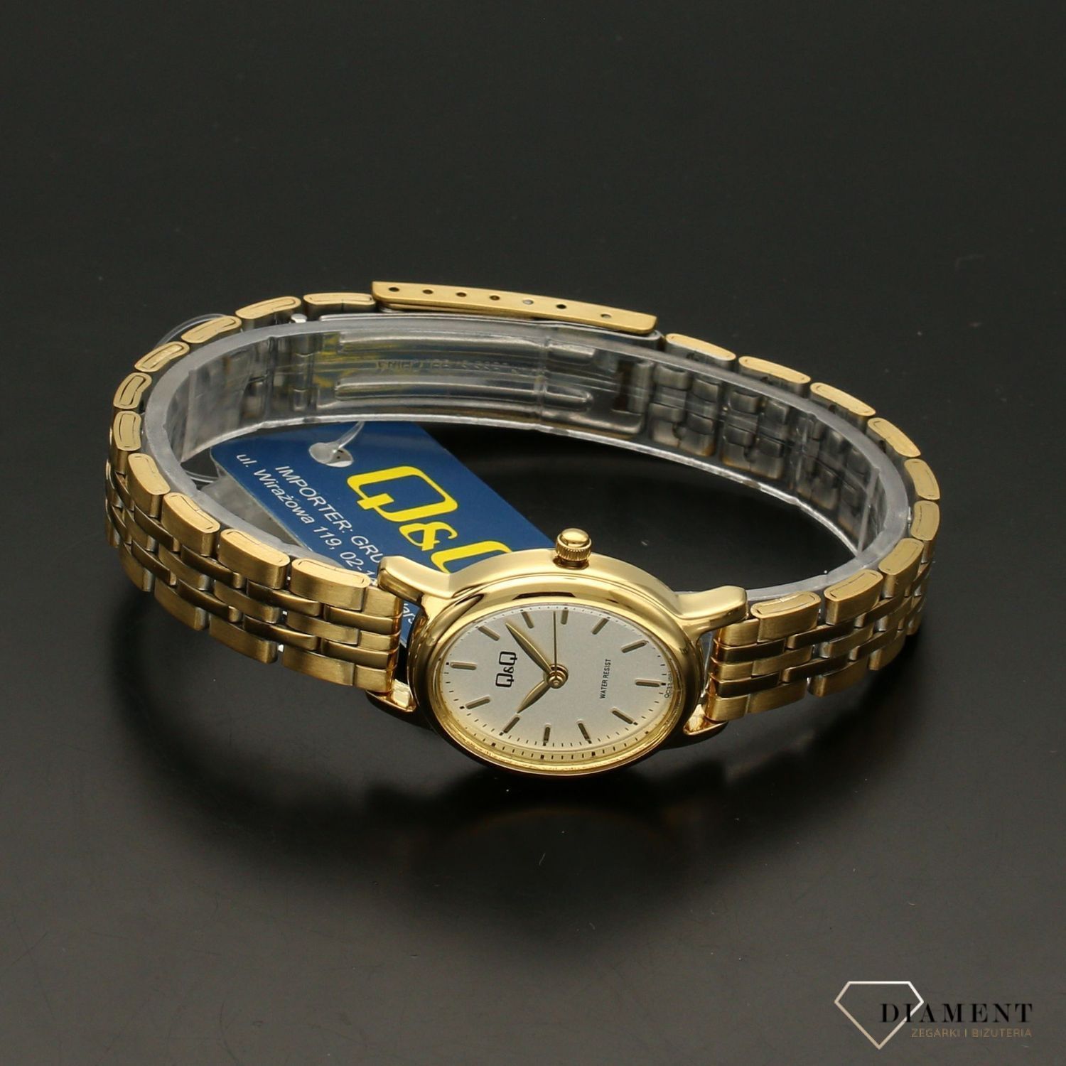 Zegarek damski QQ owalna tarcz QC33-001.jpg