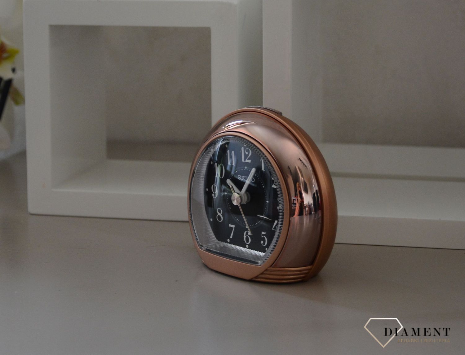 Budzik japońskiej marki Seiko QHE178A.jpg