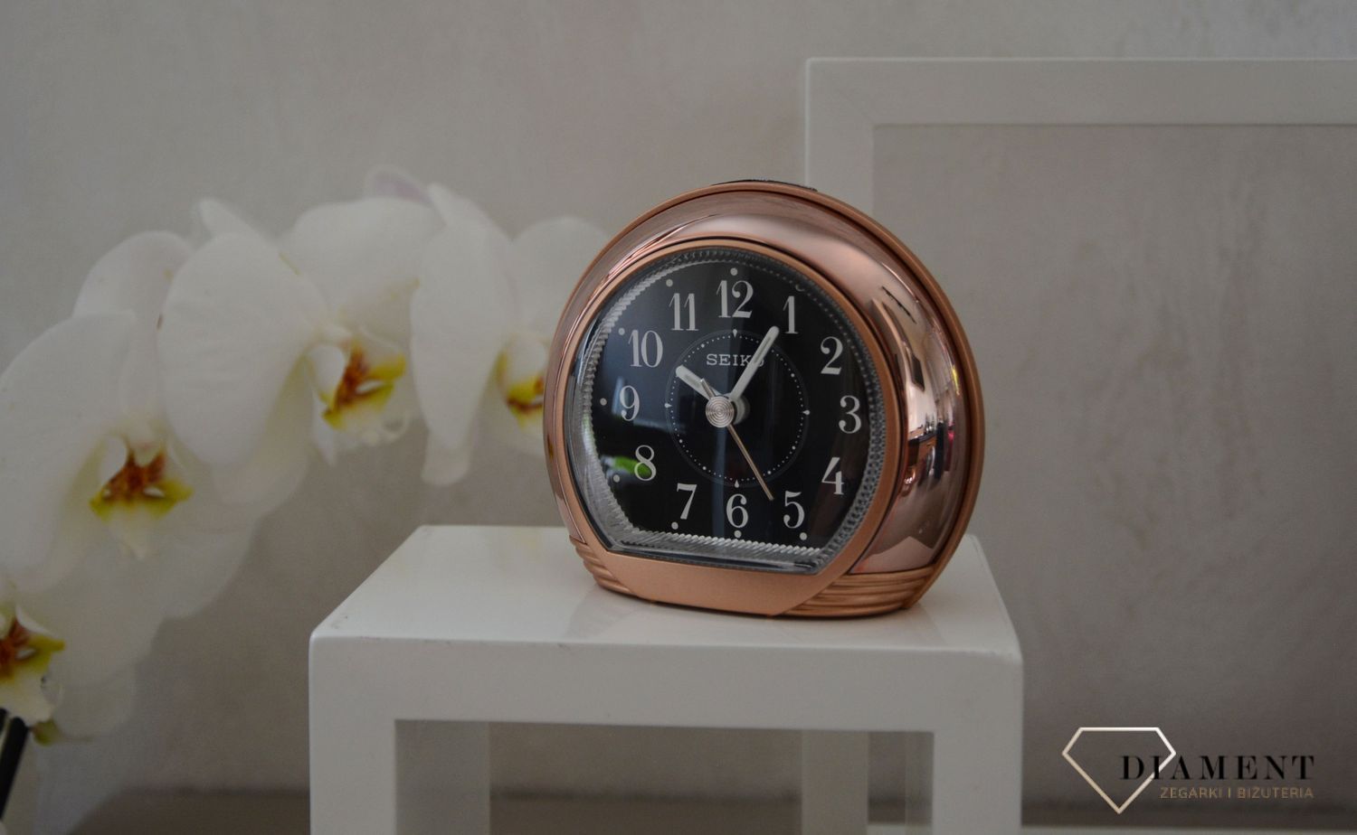 Budzik japońskiej marki Seiko QHE178A.jpg