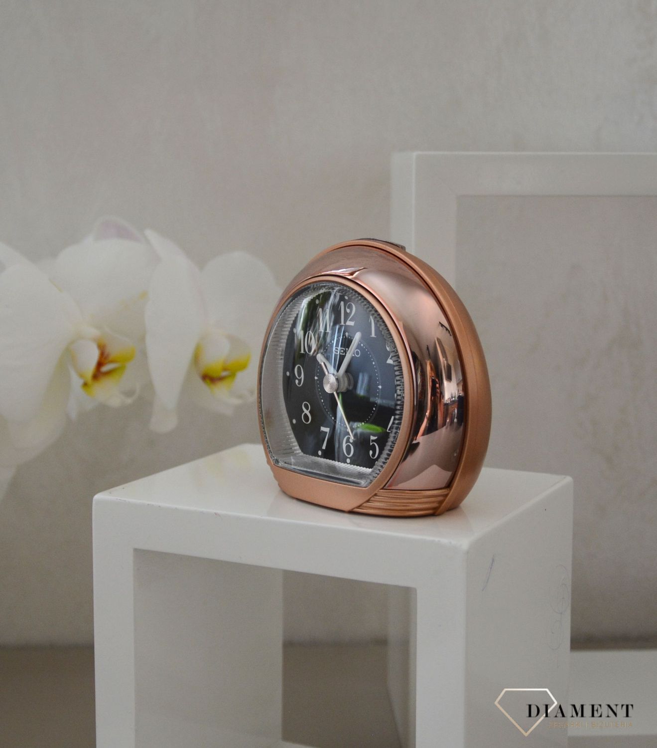 Budzik japońskiej marki Seiko QHE178A.jpg