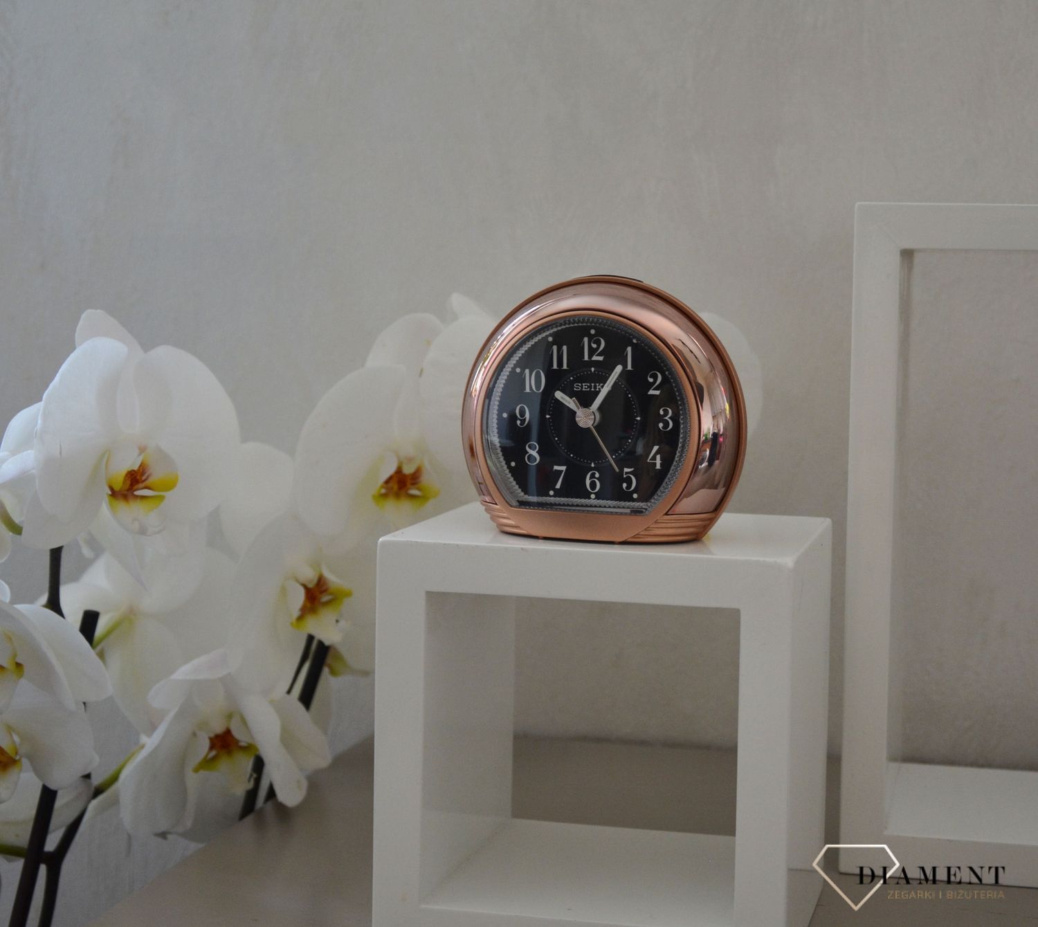 Budzik japońskiej marki Seiko QHE178A.jpg