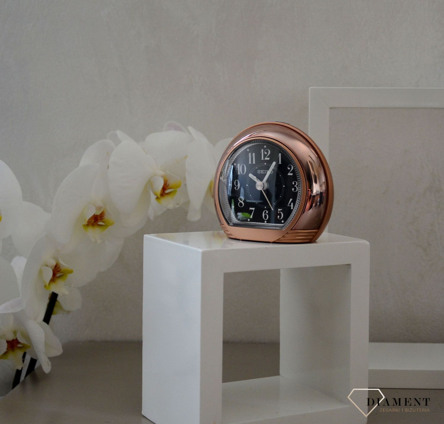 Budzik japońskiej marki Seiko QHE178A.jpg