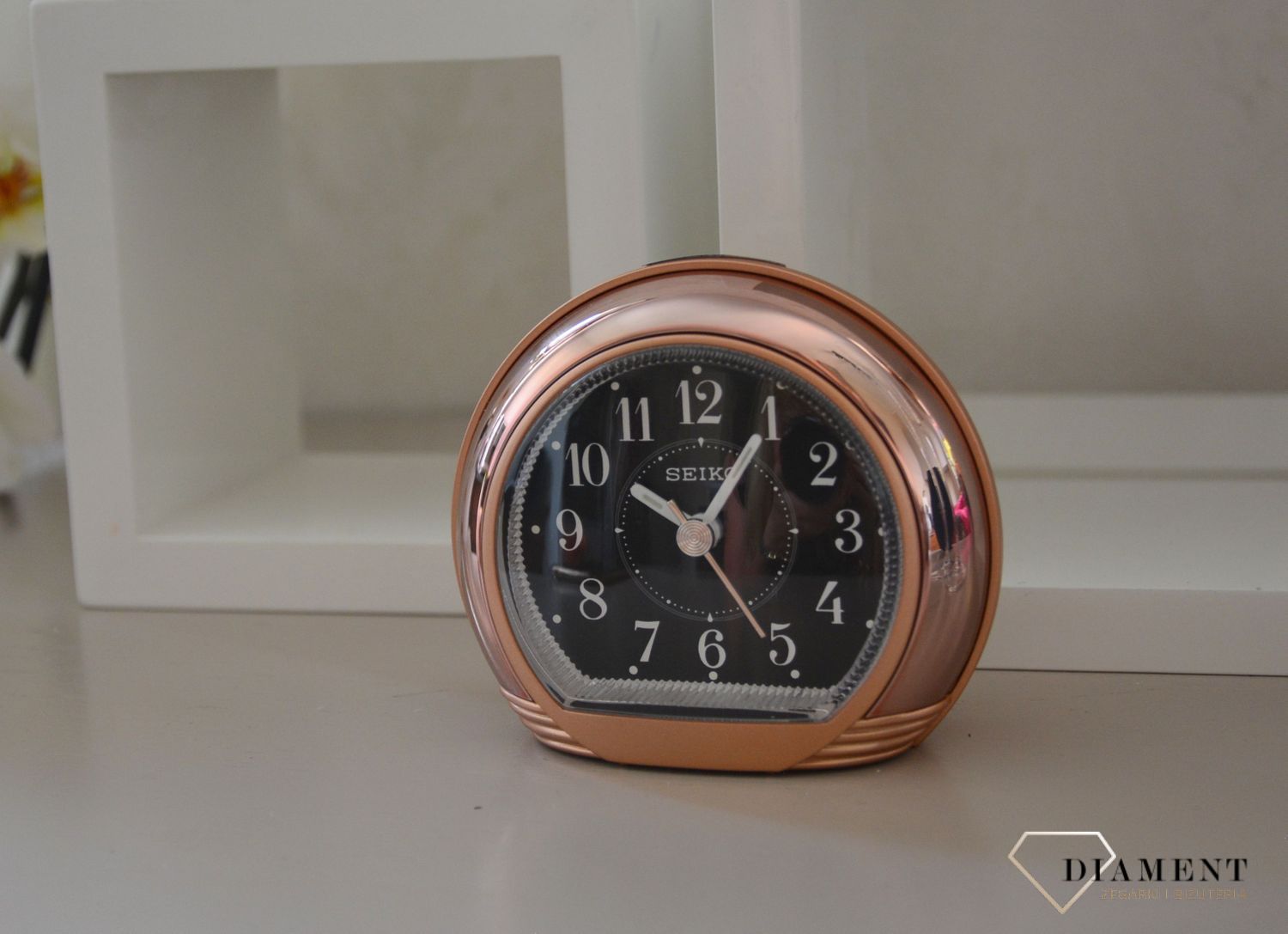 Budzik japońskiej marki Seiko QHE178A.jpg