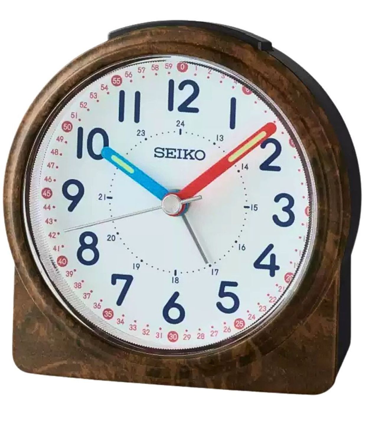 Seiko QHE210Z Budzik Analogowy Retro – Cichy, Podświetlenie, Drzemka.jpg