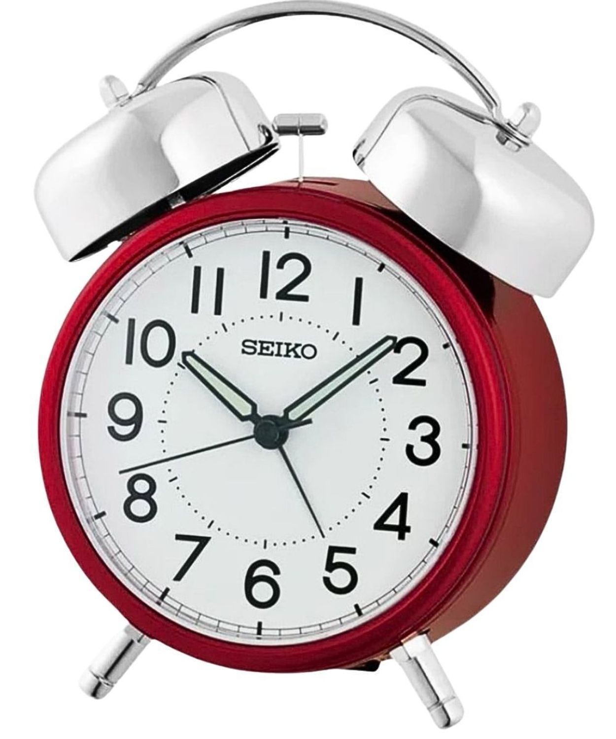 Budzik Seiko QHK063R retro czerwony, płynący sekundnik, drzemka, podświetlenie.jpg