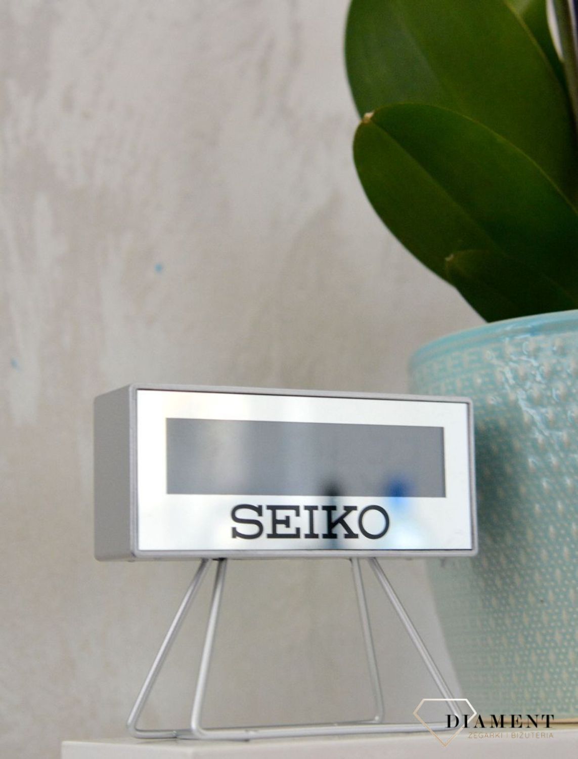 Budzik na baterię Seiko QHL087S Minutnik Stoper.jpg