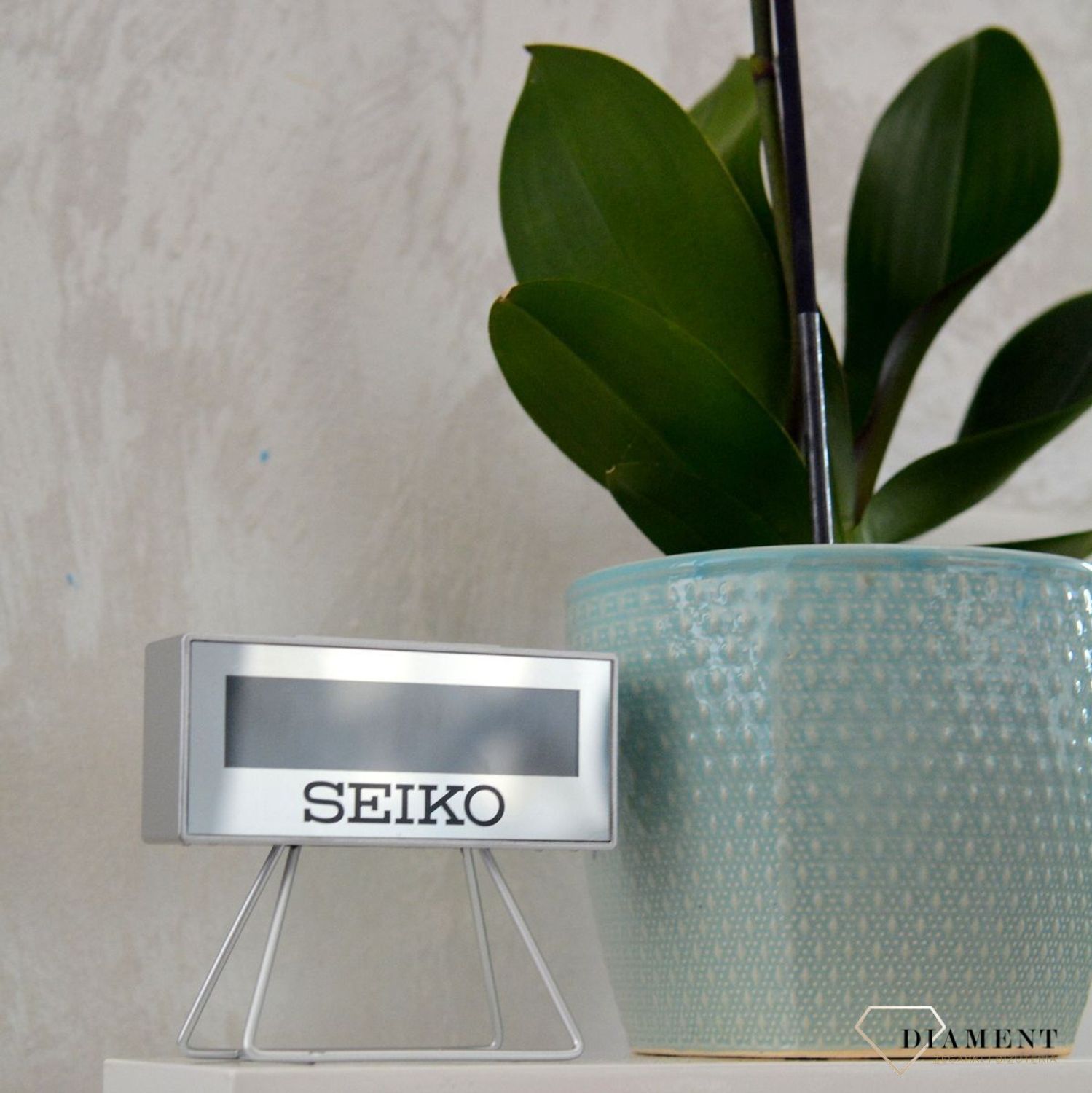 Budzik na baterię Seiko QHL087S Minutnik Stoper.jpg