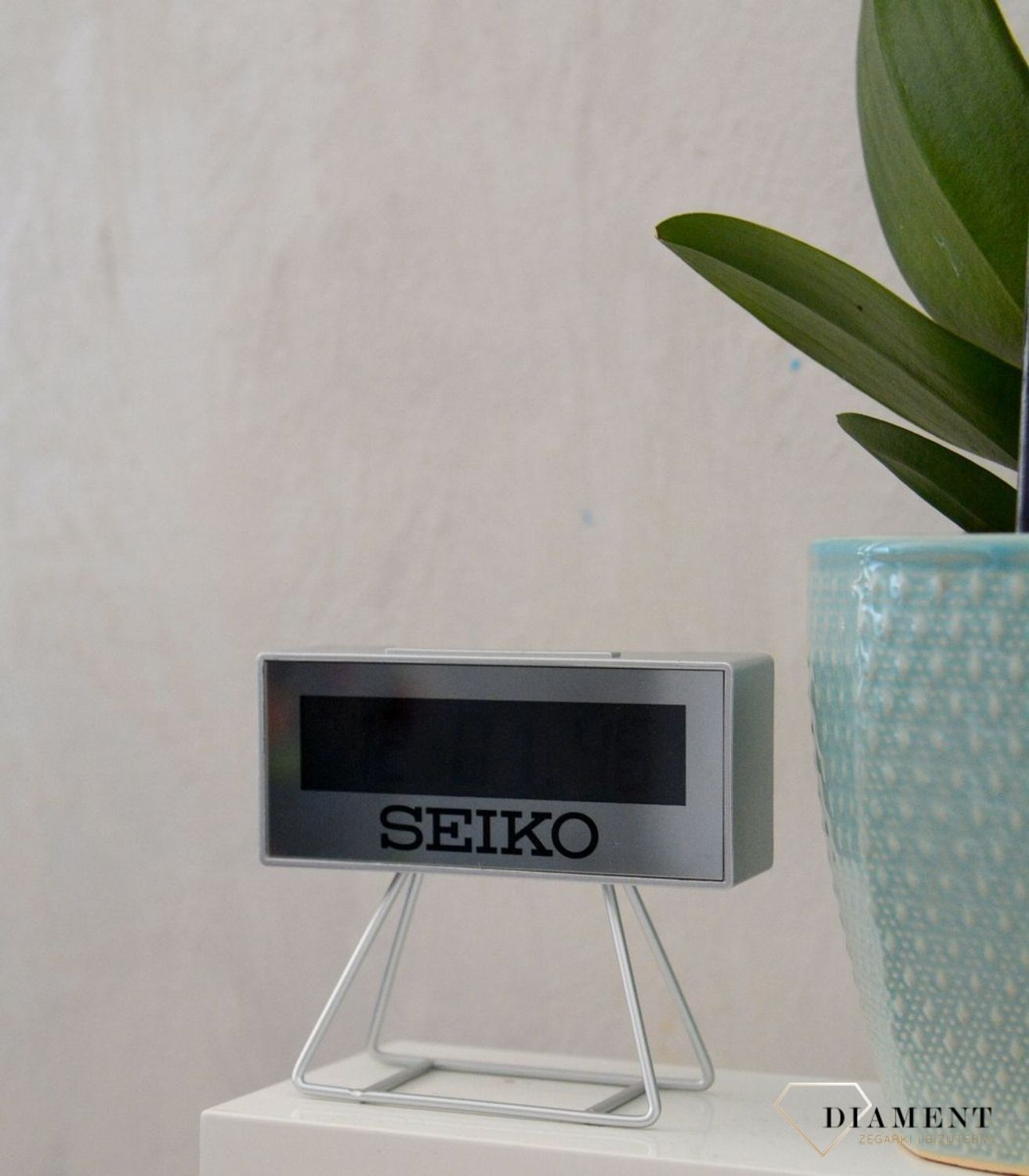 Budzik na baterię Seiko QHL087S Minutnik Stoper.jpg