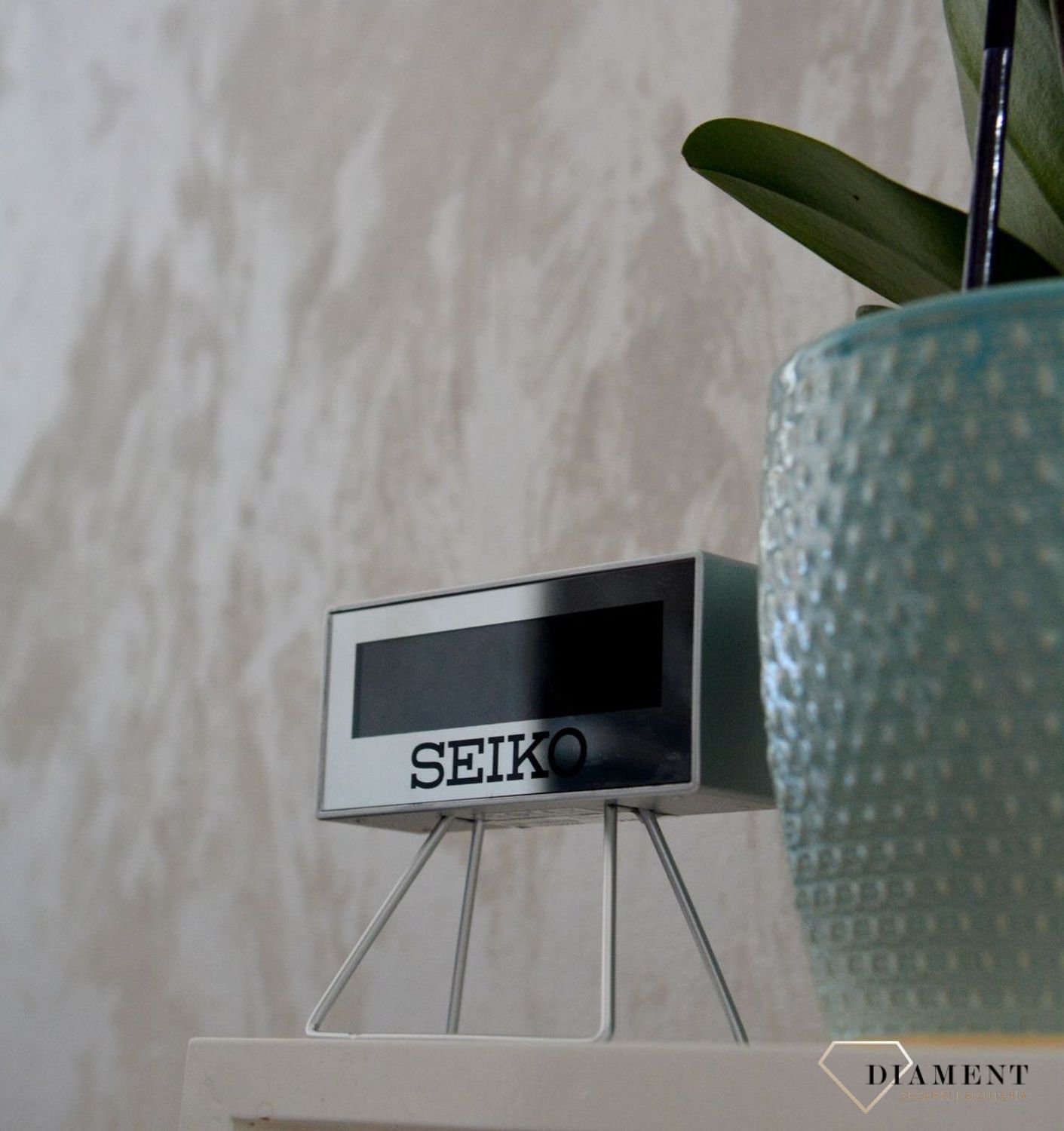 Budzik na baterię Seiko QHL087S Minutnik Stoper.jpg