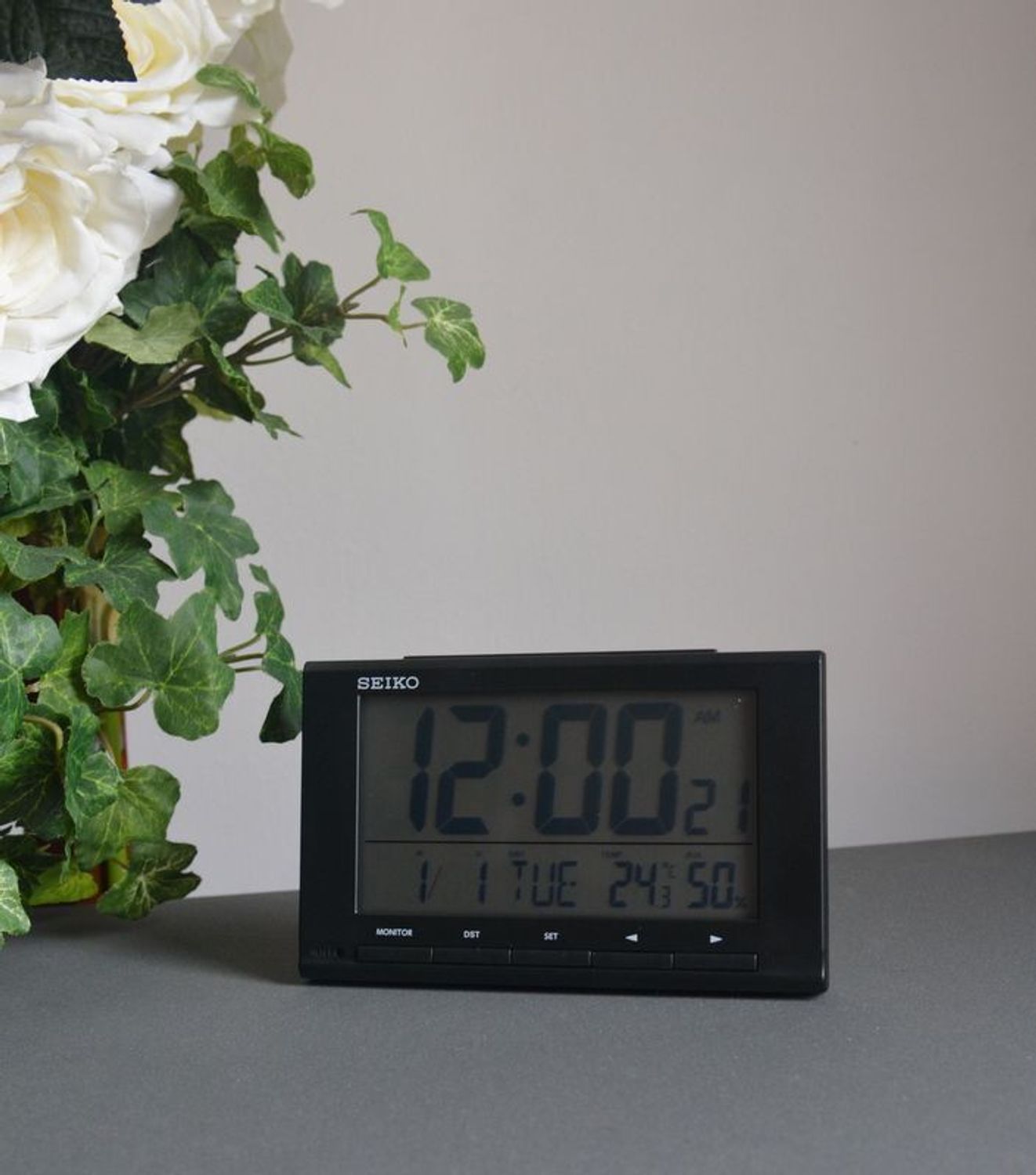 Budzik SEIKO QHL090K Cyfrowy wyświetlacz Drzemka.jpg