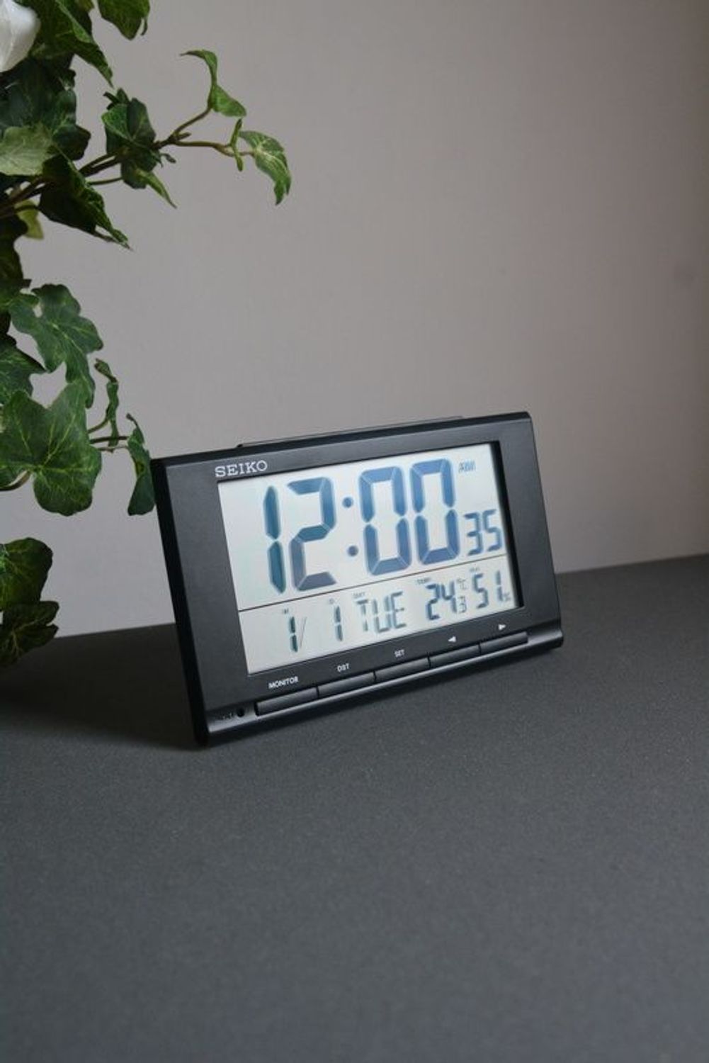 Budzik SEIKO QHL090K Cyfrowy wyświetlacz Drzemka.jpg