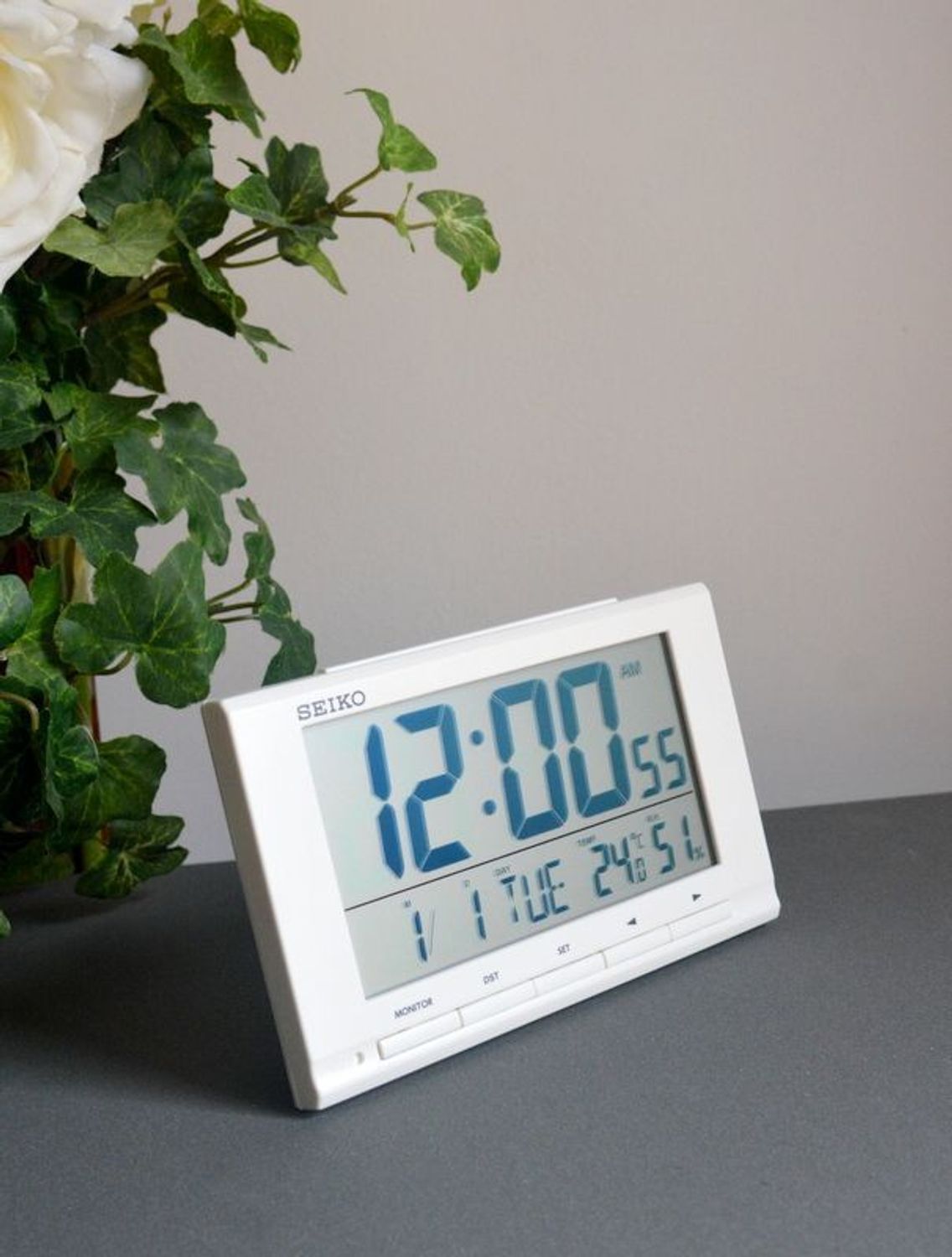 Budzik SEIKO QHL090W Cyfrowy wyświetlacz Drzemka.jpg