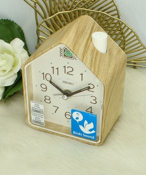 Budzik Seiko QHP011A z kukułką - śpiew ptaków, regulacja głośności, drzemka i podświetlenie  8,5x11 cm seiko.jpg
