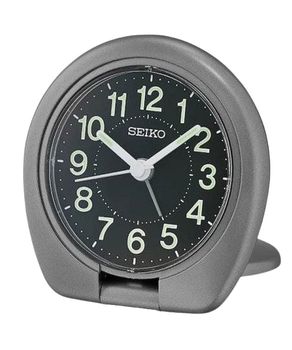 Budzik turystyczny Seiko QHT018T zamykany, kompaktowy, drzemka, podświetlenie  8x8 cm.jpg