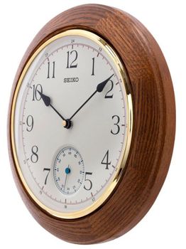 Drewniany zegar ścienny Seiko QXA432B – 30 cm, klasyczna elegancja (1).jpg