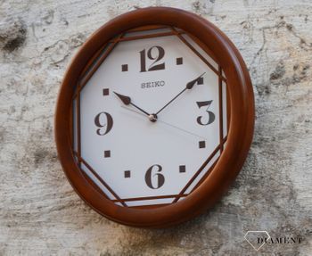 Zegar do salonu na ścianę SEIKO to zegar drewniany. To idealny prezent marzeń. Zegar to wyjątkowy prezent na każdą okazję.Możesz u Nas kupić  prezent na każdą (5).JPG
