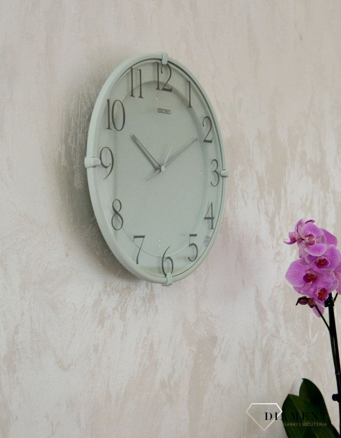 Zegar ścienny SEIKO 30 cm QXA778M Jasny.jpg