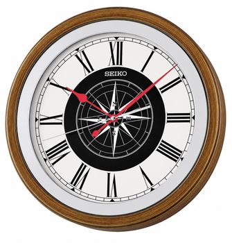 Tytuł Seiko QXA844B – Zegar Ścienny 35 cm z Motywem Róży Wiatrów  Cichy Mechanizm (2).jpg