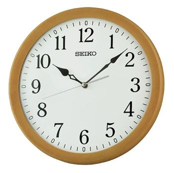 Zegar ścienny Seiko QXA866B w drewnianej obudowie 30cm cichy.jpg
