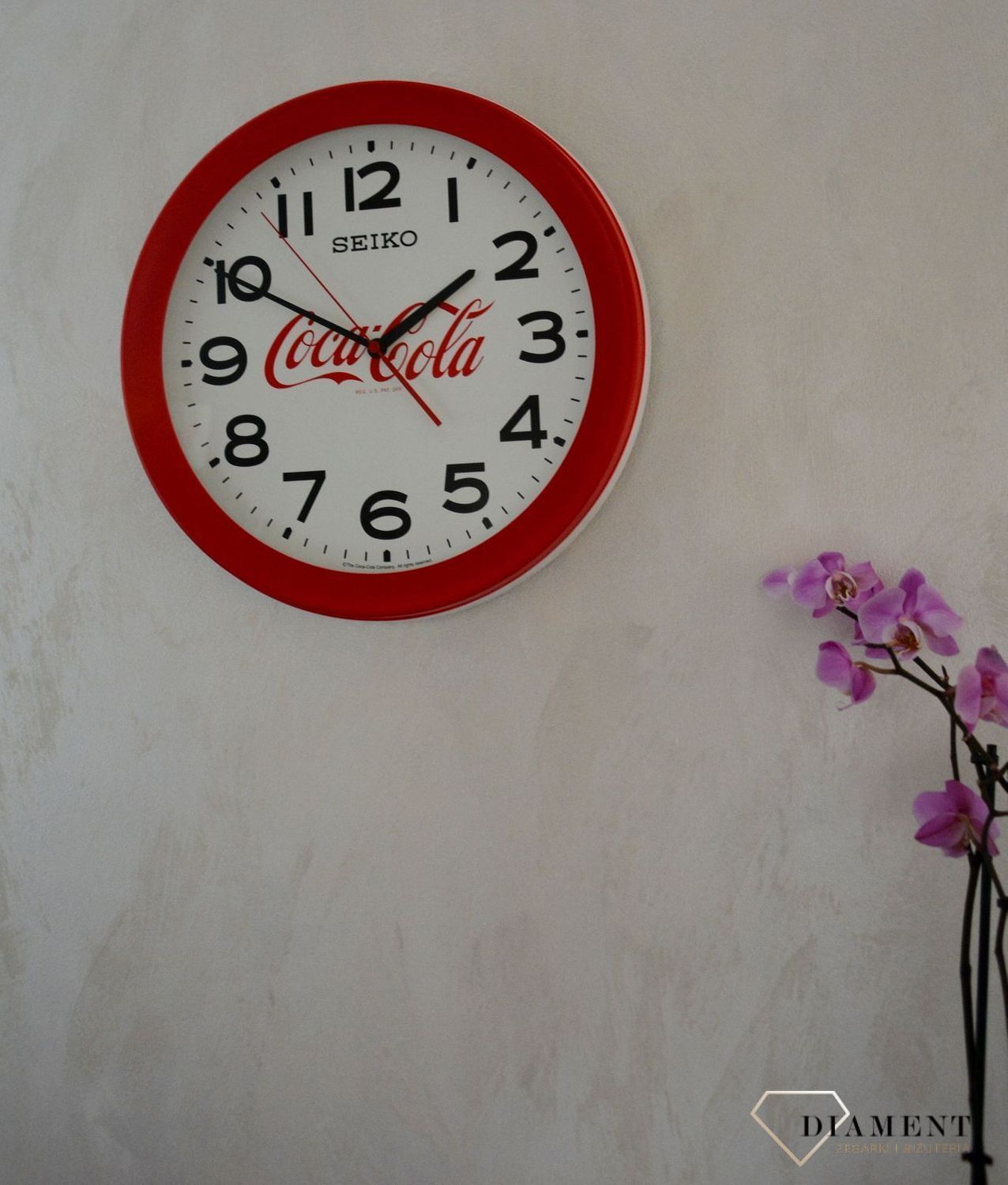 Zegar na ścianę Seiko CocaCola 37 cm QXA922R.jpg