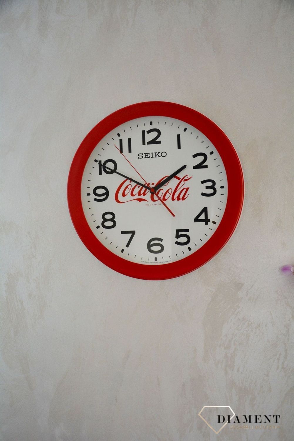 Zegar na ścianę Seiko CocaCola 37 cm QXA922R.jpg