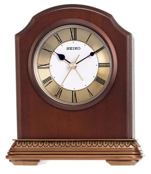 Zegar kominkowy kwarcowy Seiko QXE018B z budzikiem (1).jpg