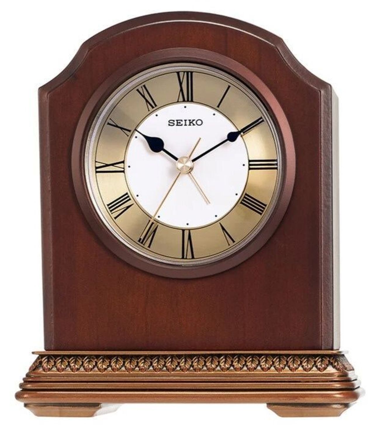 Zegar kominkowy kwarcowy Seiko QXE018B z budzikiem (1).jpg